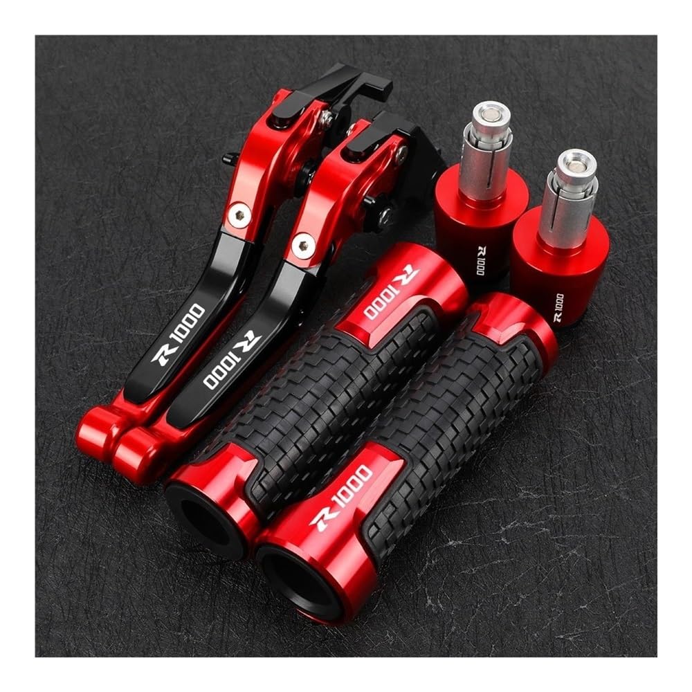 Emqdcaz Black For Gsxr1000 Gsx R1000 2005-2006 Gsx-R Gsxr 1000 K5 K6 Brake Clutch Levers 7/8'' 22Mm Handlebar Knobs Handle Grips Ends Brake Clutch Reservoir Levers