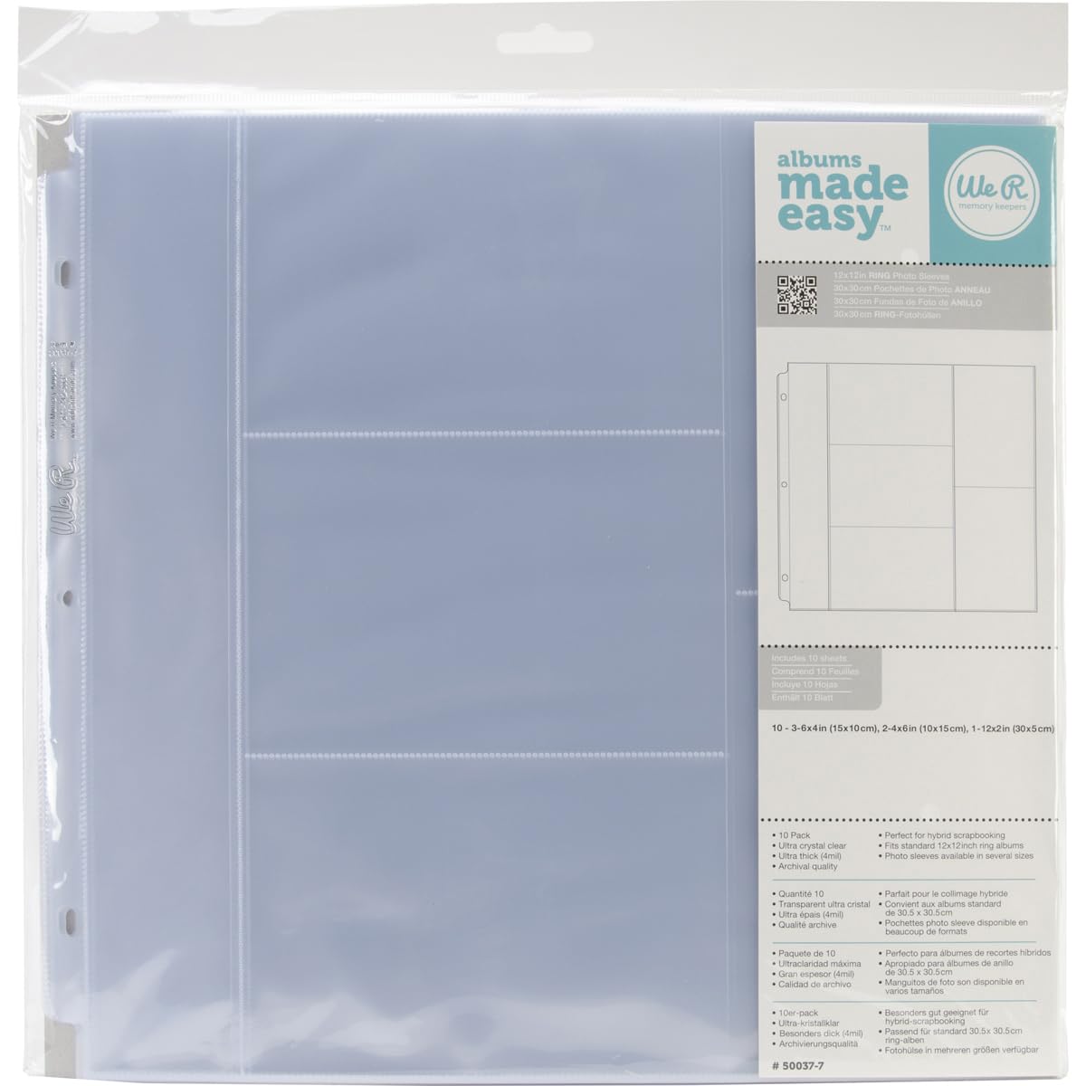 Pochettes de protection de page pour protéger un grand album photo de la poussière