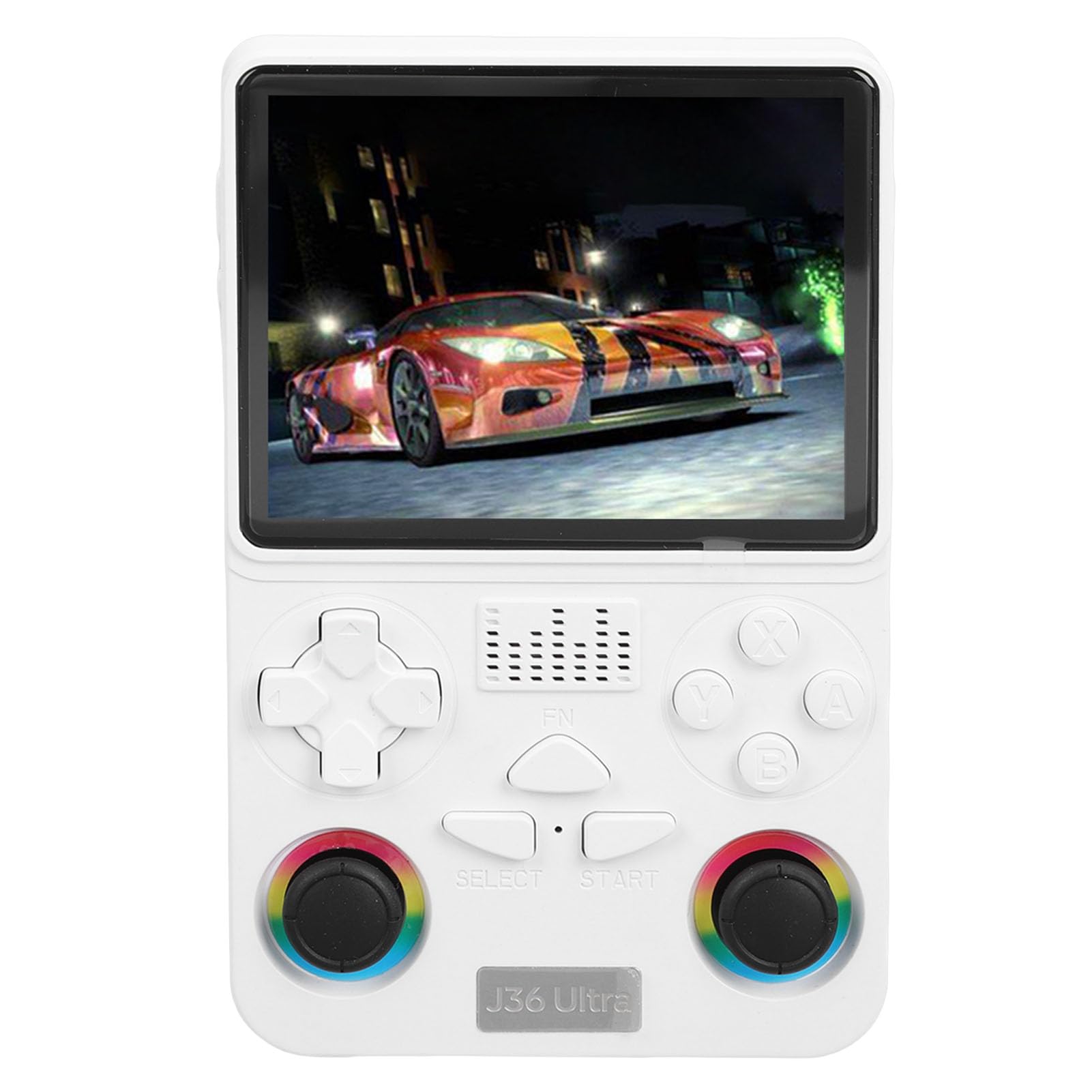Retro-Handheld-Spielekonsole, 4-Zoll-Bildschirm-Spielekonsole, Integrierte 64-GB-Speicherkonsole mit 22000 Klassischen Spielen WiFi 5.1 für Spieler Jeden Alters (White)