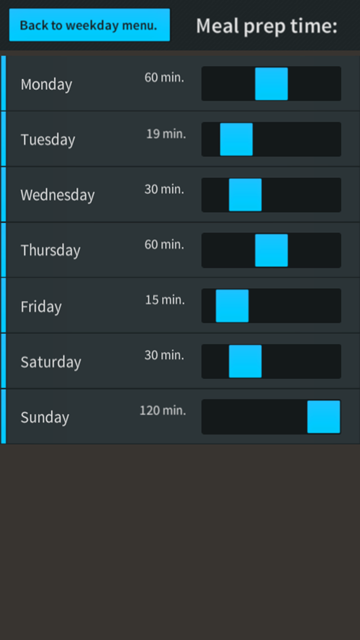 Week Menu App Weekly Menu - App on Amazon Appstore
