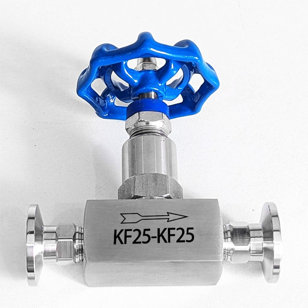 1 Vanne À Soupape À Vide KF en Acier Inoxydable, Vanne D'étranglement À Installation Rapide KF10 KF16 KF25 KF40 KF50, Vannes À Pointeau De Type Pince(KF40)