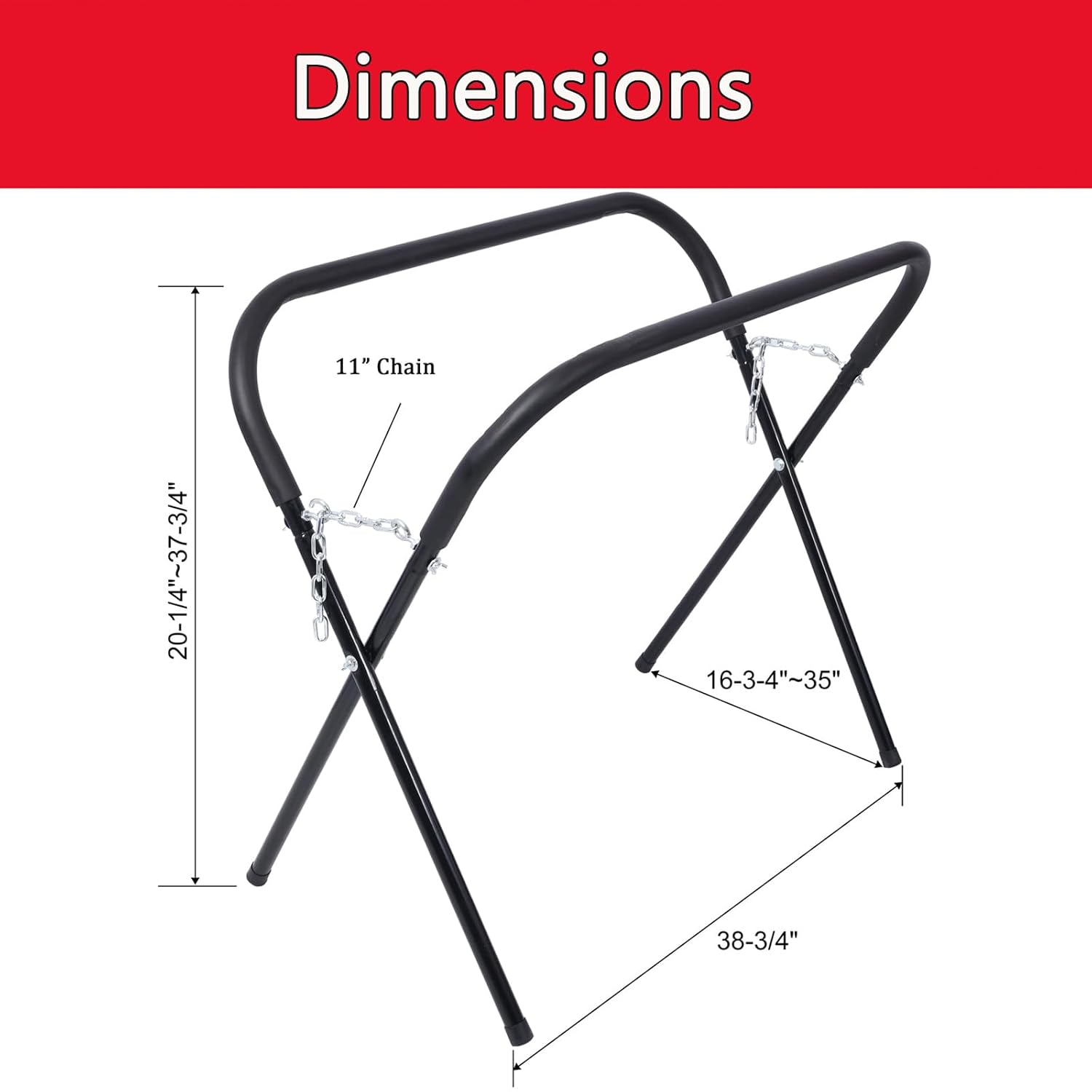Portable Work Stand,Heavy Duty Workbench,750 Pound Capacity,Adjustable, Padded,Powder-Coated Tubular Steel, Rubber Feet, Automotive Fender Stand for Garages, Repair Shops