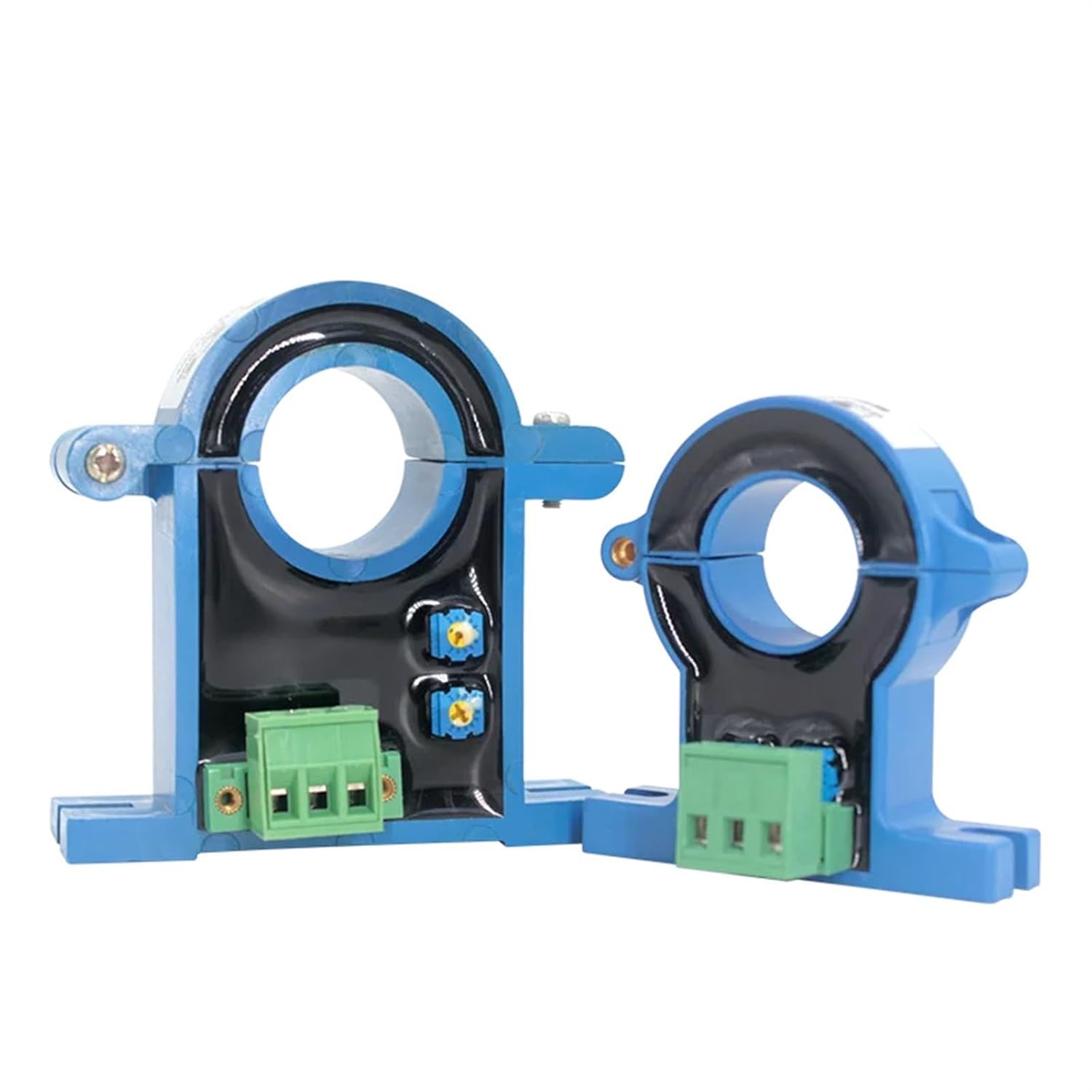 1PCS JXK-7 Hall Effect AC/DC Current Transmitter Open Loop Current Transducer Sensor 4-20mA Output 0-100A, 0-200A, 0-500A(0-5V Out,AC 0-150A_25MM Hole_D24V)
