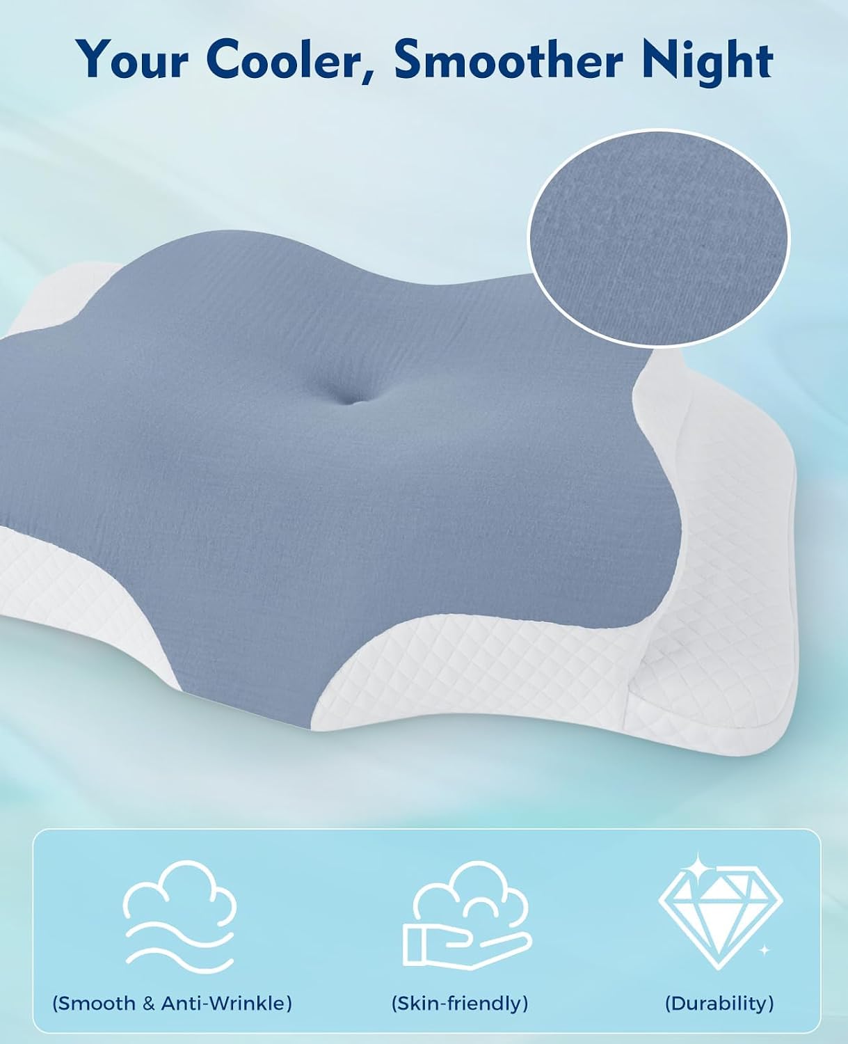 Cervical Neck Pillow - Pain Relief & Neck Support -7