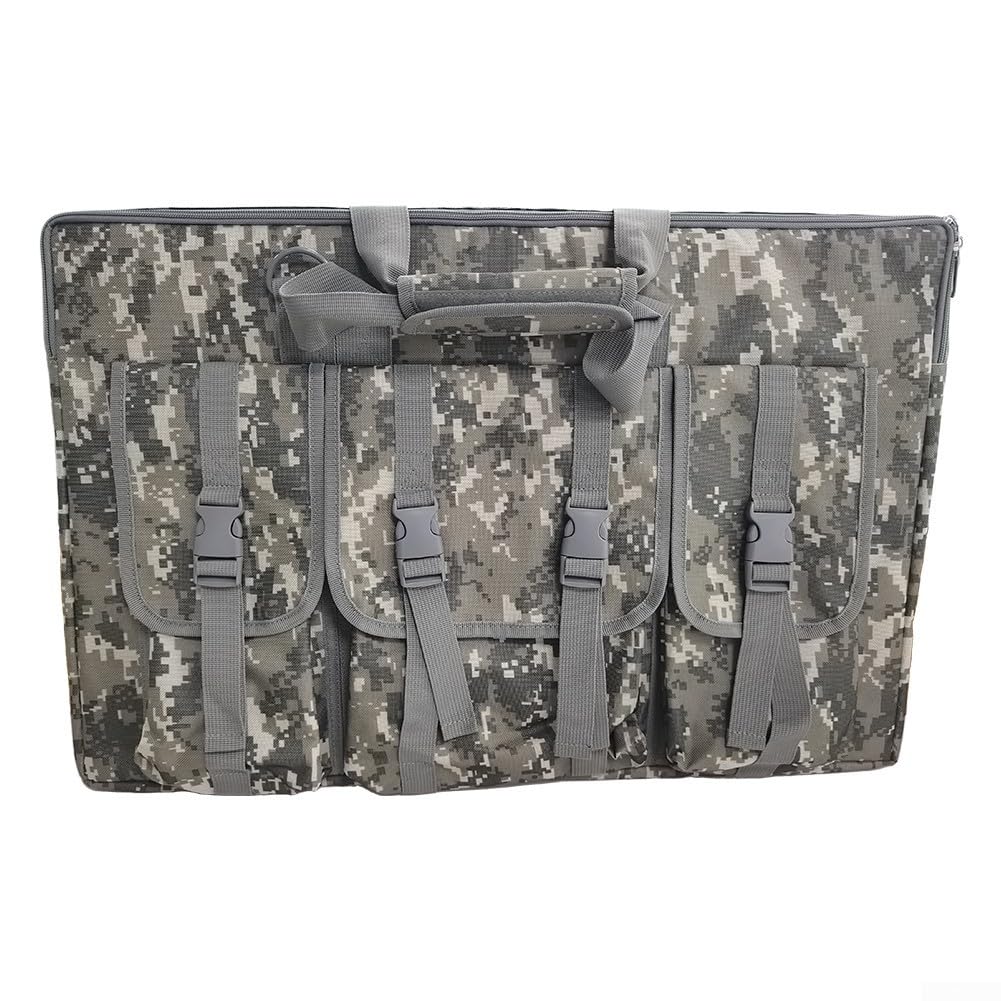 Estuche rígido para kit Starlink, bolsa de almacenamiento de viaje impermeable, protección de antena, equipo al aire libre, tela Oxford, camuflaje gris (gris)