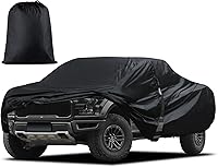 Migaven Waterproof All-Weather Truck Cover for Ford F-150 Raptor & Chevy Silverado 1500 - Windproof, Zipper Access, Custom Fit