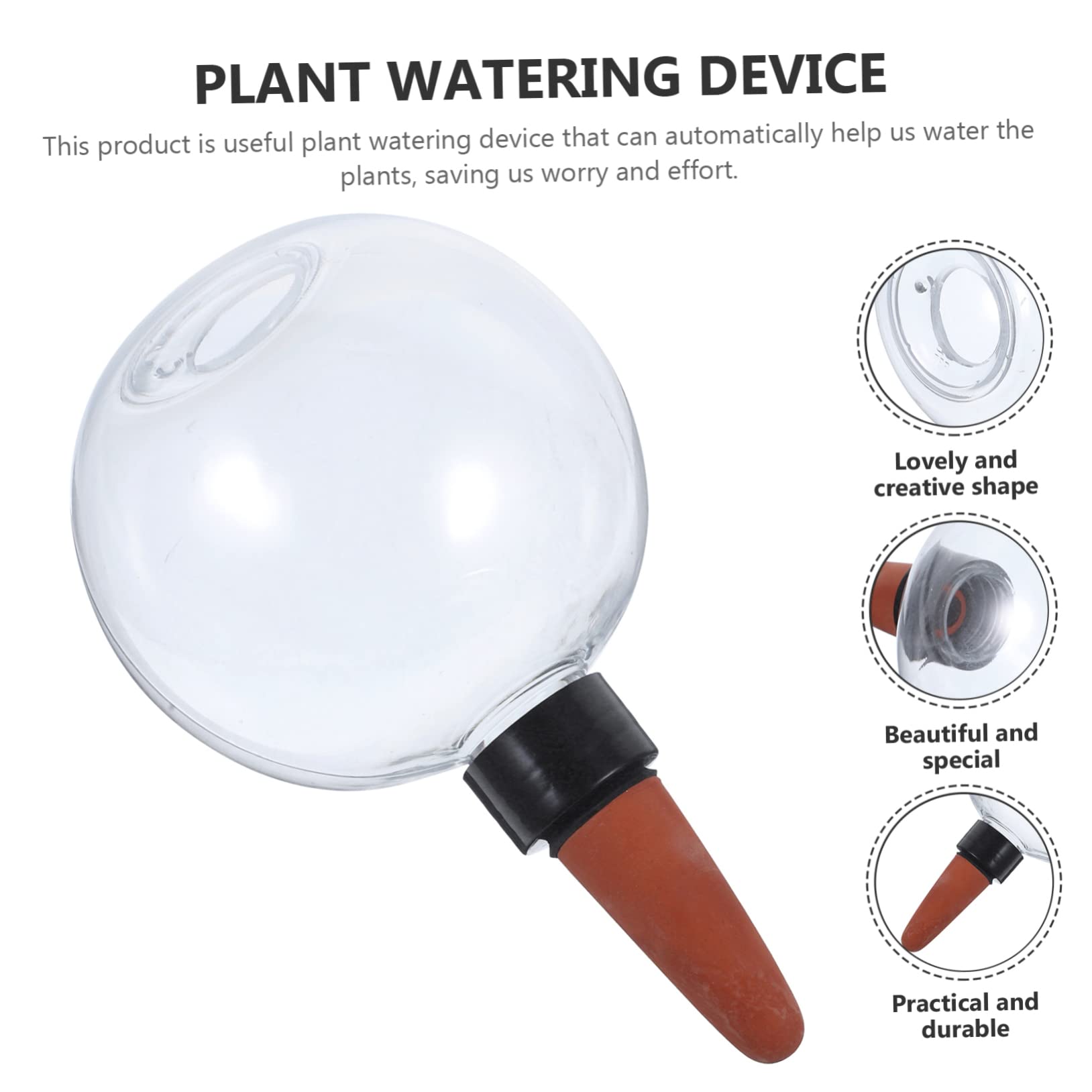 TOYANDONA 5 Piezas Dispositivo de Riego Automático para Plantas Sistema de Riego Interior Macetas Control de Volumen de Agua Diseño y Reutilizable