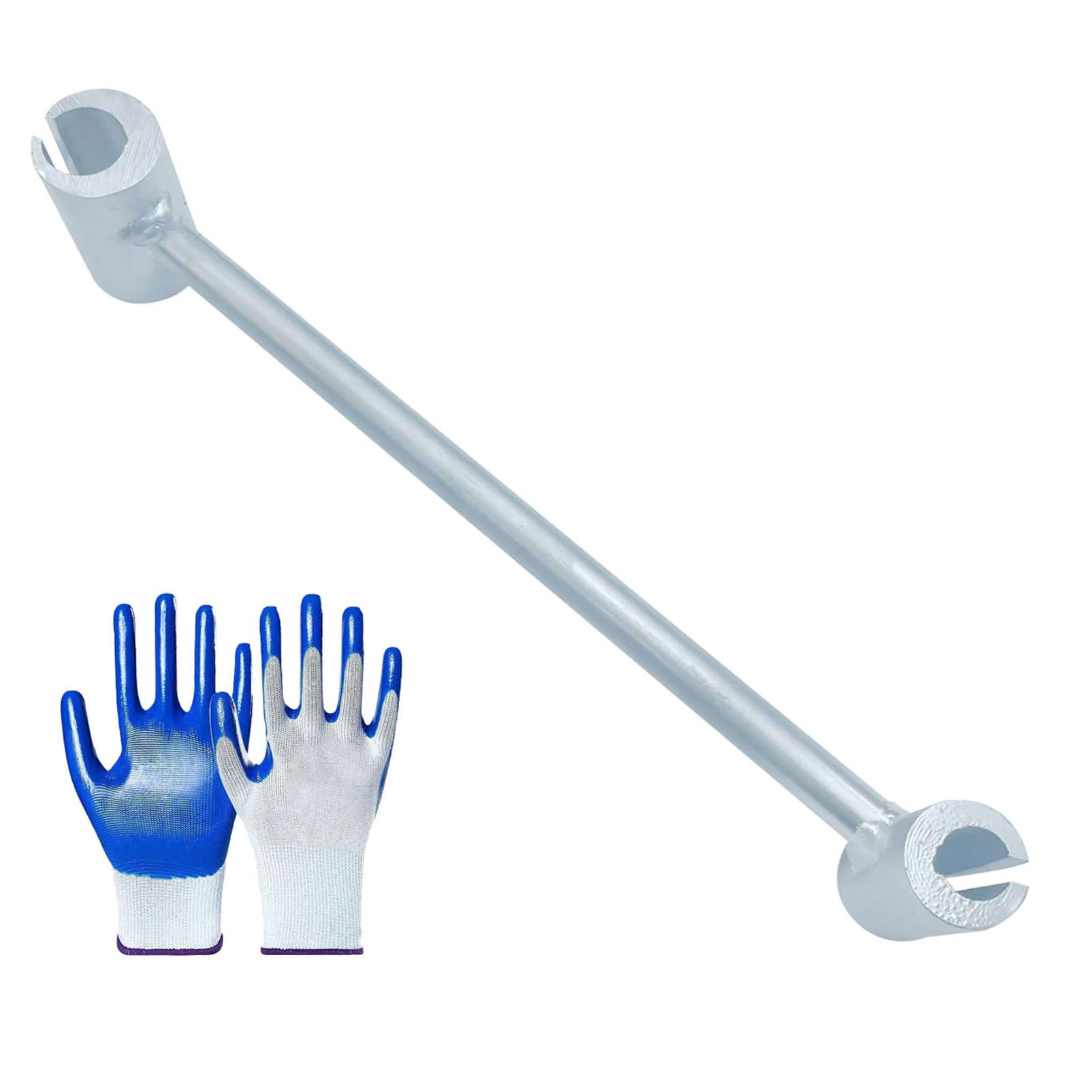 Door Hinge Adjustment Tool, Double Ended Hinge Doctor with Different Sizes, Door Hinge Repair Tool, Steel Hinge Bender, Door Hinge Repair Spanner for Various Flag Hinges (Double-14 & 18 mm)