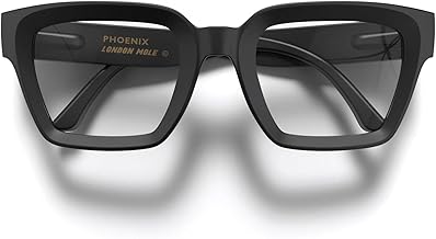 LONDON MOLE® Gafas de Lectura Phoenix | Elegantes Gafas de Lectura Oversize Rectangulares/Cuadradas/Trapezoidales | Hombre, Mujer, Unisex | Bisagras a Resorte