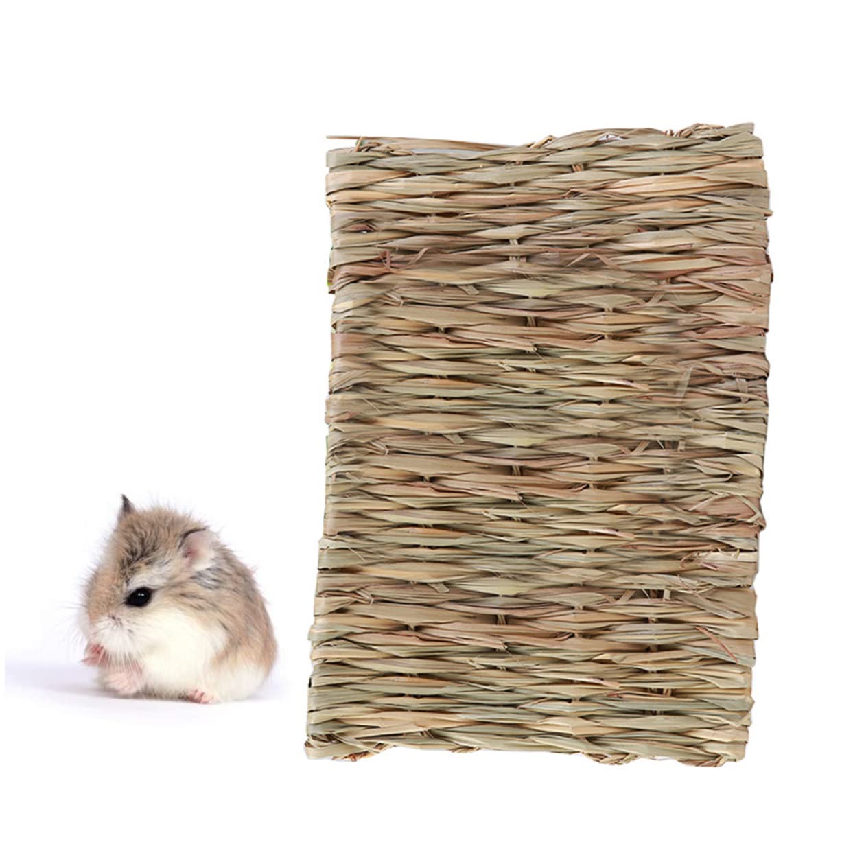Yardwe 3stücke Hamsterhaus Schilfrohr Gemütliche Pet Nest Für Nagetiere Kauspielzeug Für Meerschweinchen Kaninchen Und Chinchillas Für Schlaf Und Spiel
