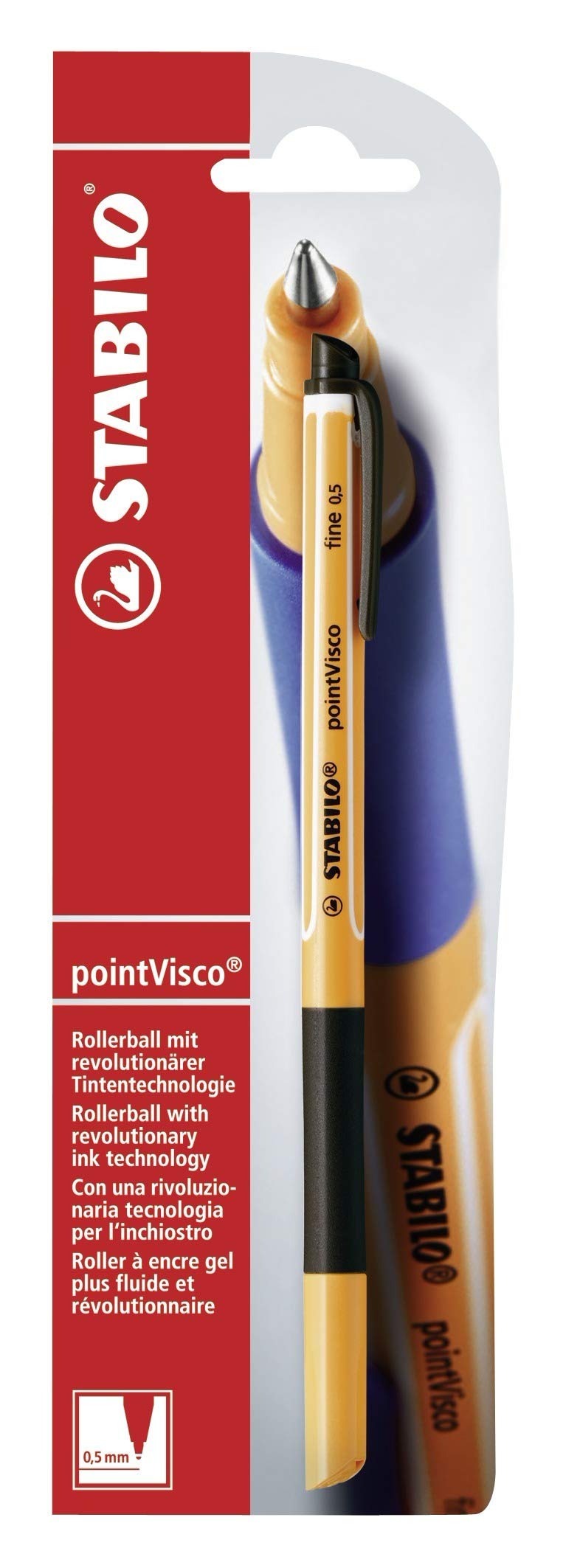 Gel Rollerball - STABILO Point Visco Black
