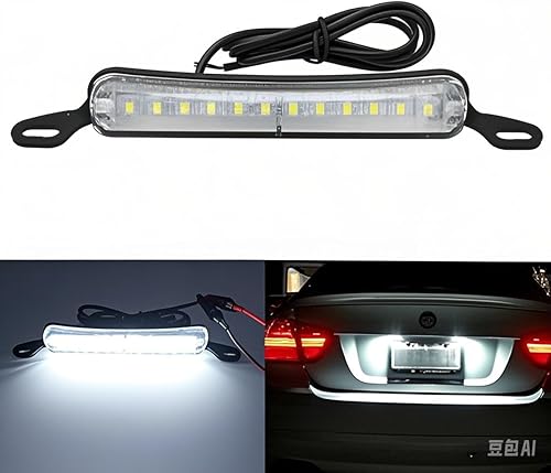 Miniatura 8 de Anki HappiGo ANKIA - Luz universal de 12 LED para matrícula, lámpara de marcha atrás, luces traseras para automóvil, remolque, UTV, ATV, camión, RV,