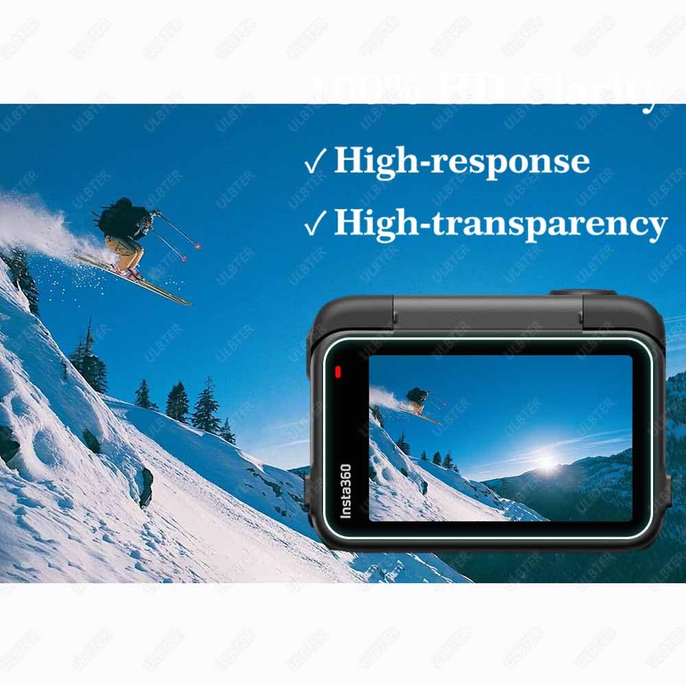 Protection D'écran NEEWER Pour Insta360 Ace Pro 2 - 2 Packs - Verre Trempé 9H Et PET - Pour Objectif, écran Avant Et Arrière