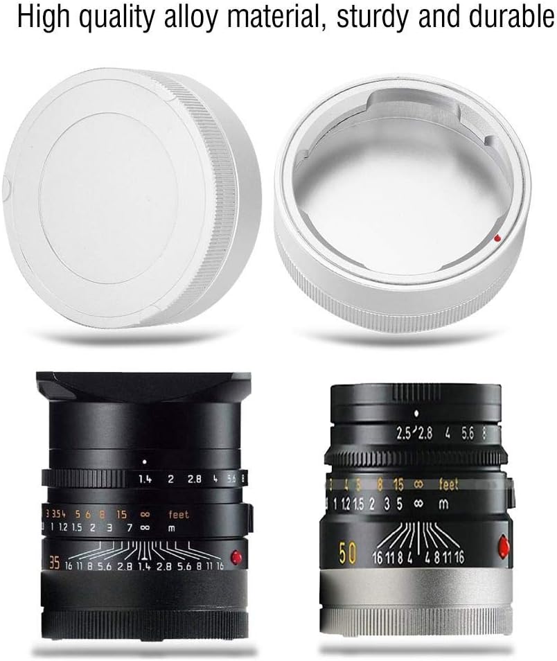 Yoidesu Professional Metal Rear Lens for M Mount Camera Lens (Silver) image 4