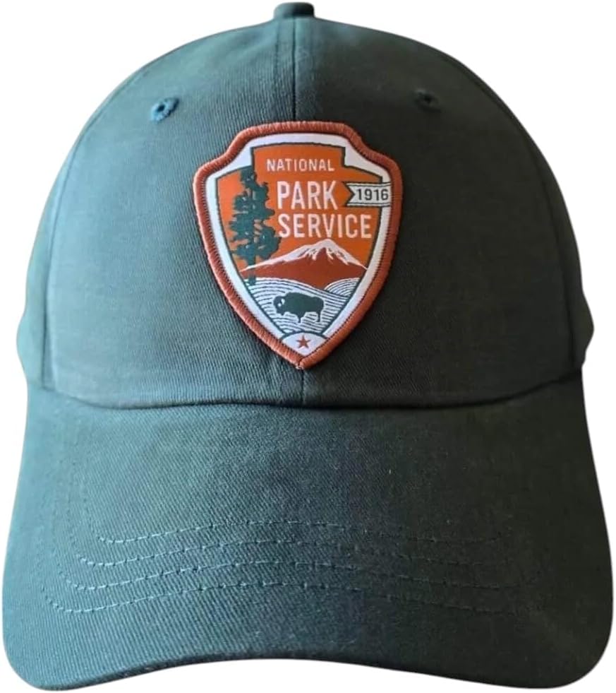 National Park Service Dad Hat Mens Womens with NPS Woven Patch