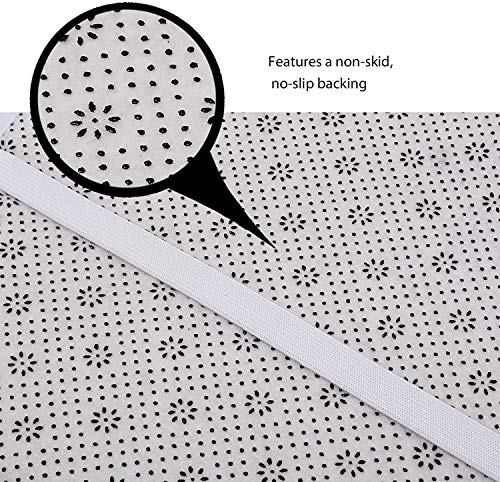 URSOPET Badezimmer Set, rutschfeste Badematte und WC-Vorleger-Set, Schnörkel arabisches Blumenmuster Rotgold Drapierung… – Bild 8