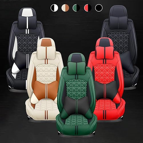 Miniatura 6 de Fundas de asiento de automóvil para Volkswagen Beetle 2012-2017, funda de asiento de automóvil de cuero de alta calidad de 2 asientos, funda de