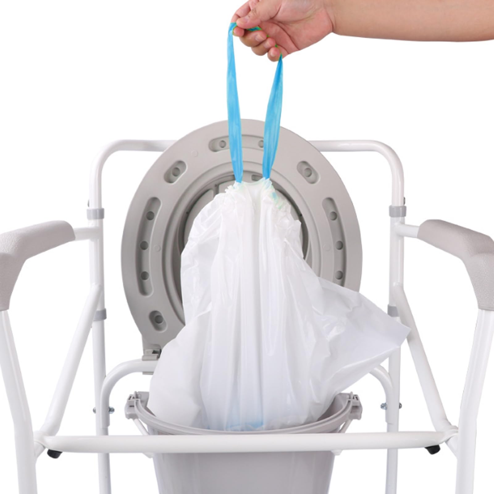 Lot de 40 sacs de toilette jetables avec coussinets absorbants - Idéal pour les toilettes pour chaise percée