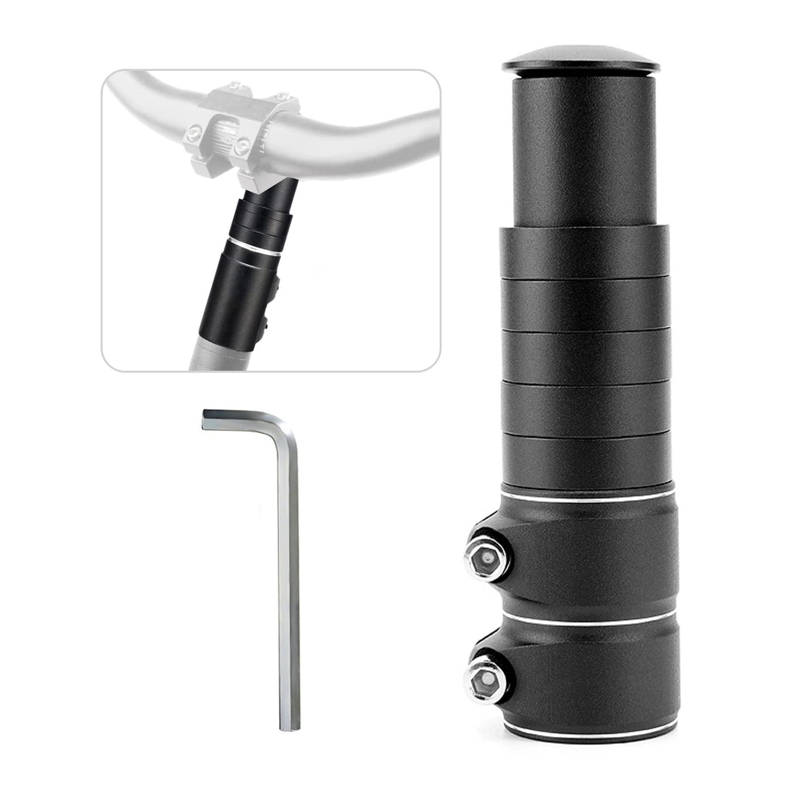 PLATT MTB Fork Extension Rod, Handlebar Riser for Racing Bike, Adapter for Bike
