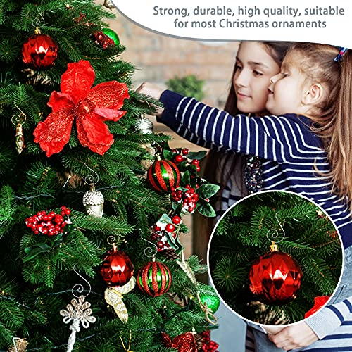 Hotop 320 Pieces Christmas Ornament S Hooks Christmas Tree Ornament Hangers Christmas Tree Metal Wire Hangers With Mini Storage Container Xmas Metal Hooks Ornament Hooks For Hanging Decorations #TOP3