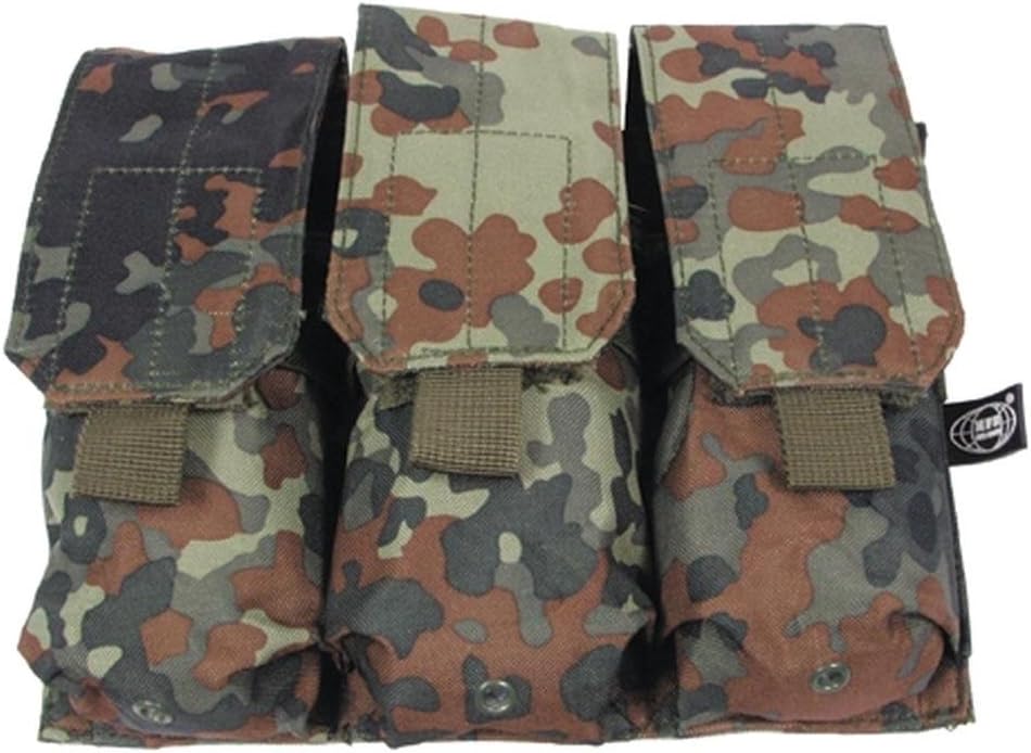 triple mag pouch. "Molle". BW camo