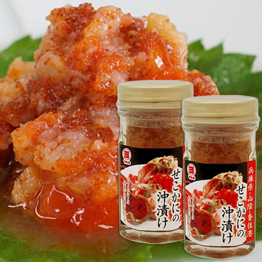Amazon | セコガニの沖漬け せこかにの沖漬け 60g ×2個セット
