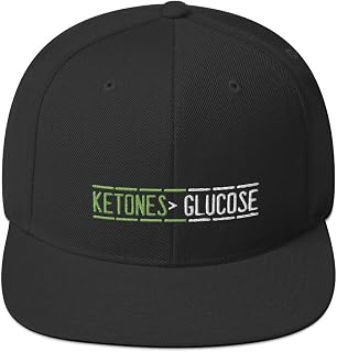 Teegarb Snapback Hat Ketones Glucose Diet Dieting Keto Meat Lover