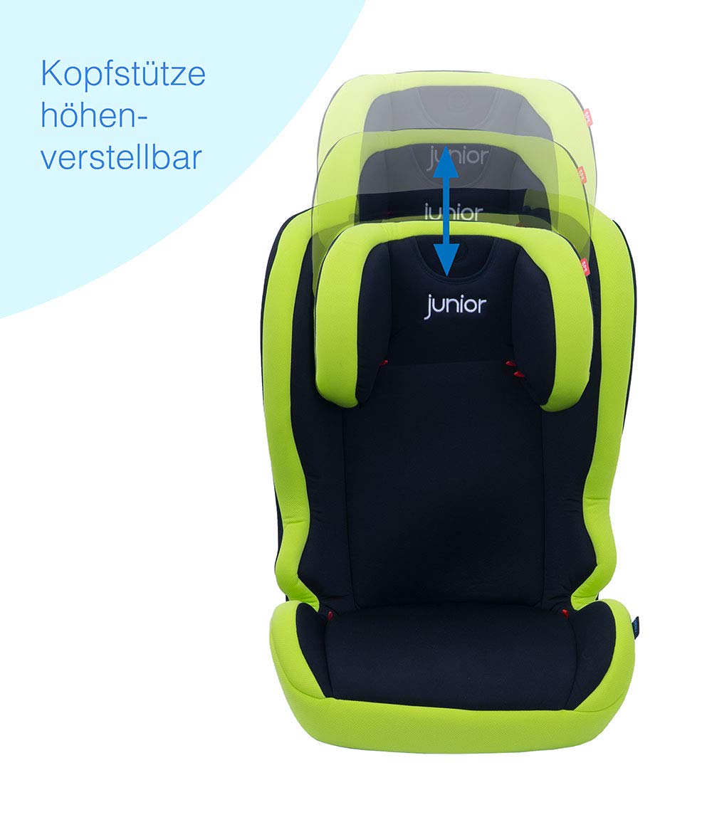 Petex fotelik dziecięcy Premium grupa 2 3 zgodny z ECE R44/04 – ISOFIX