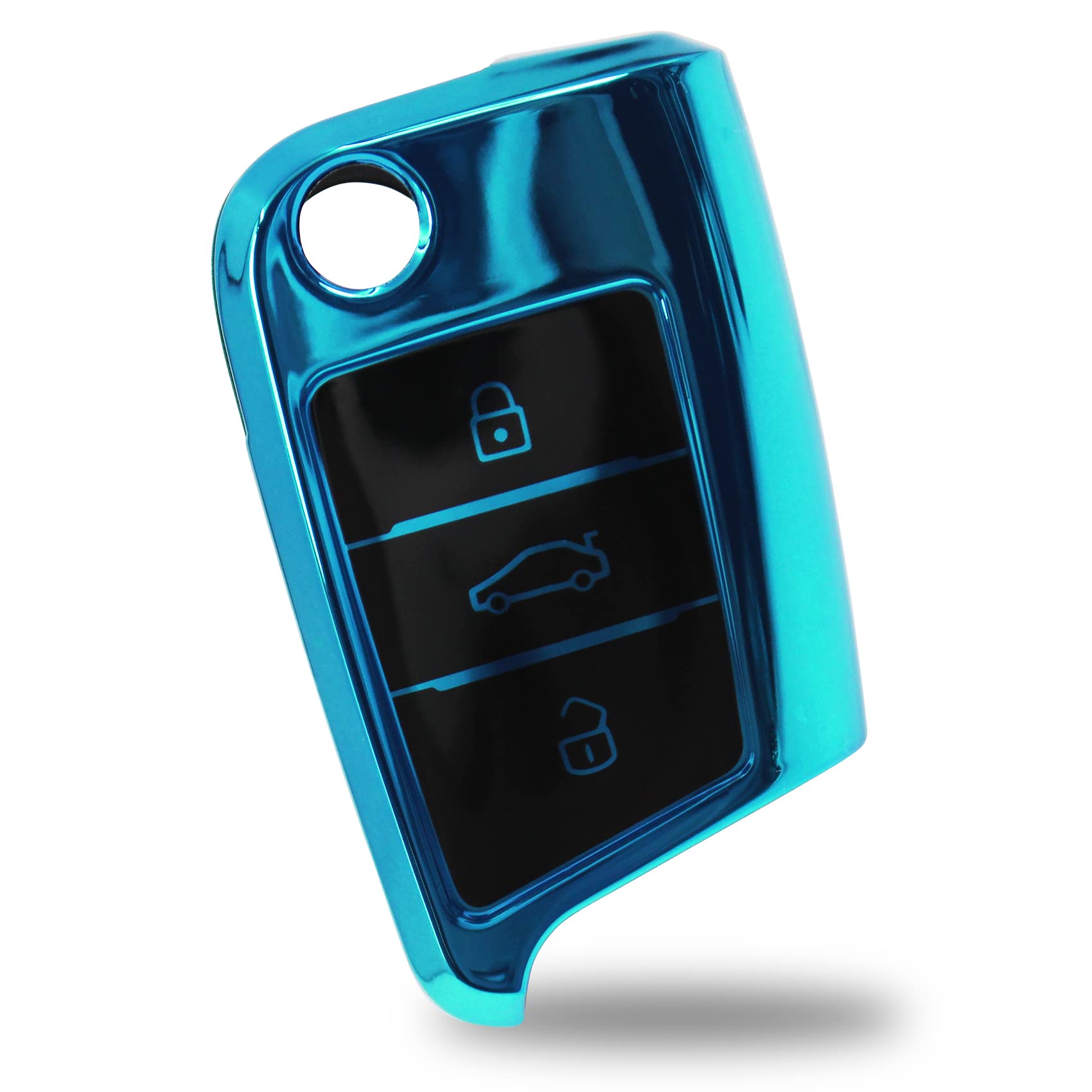Custodia In Silicone Per Chiave Auto A 3 Pulsanti – Protezione Antigraffio E Antiurto