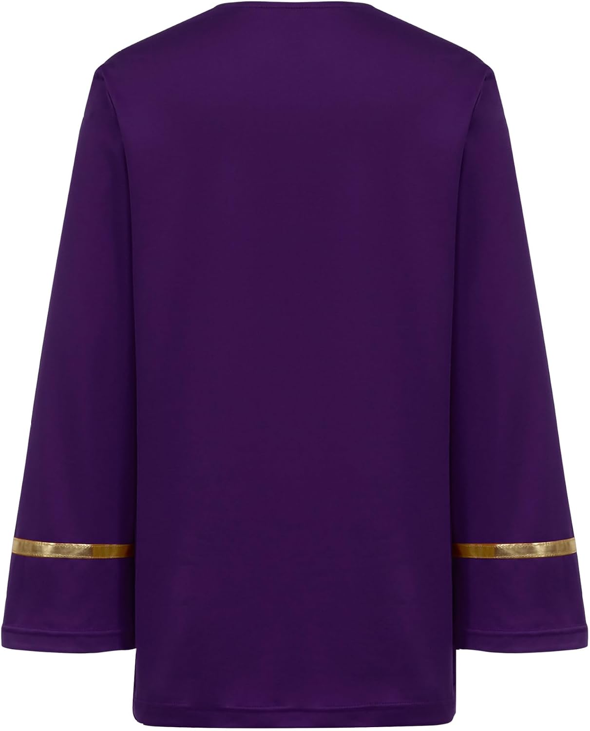 Kids Boys Long Sleeve Praise Dance Pullover Top Metallic Cross Patchwork Liturgical Worship Dance Shirt