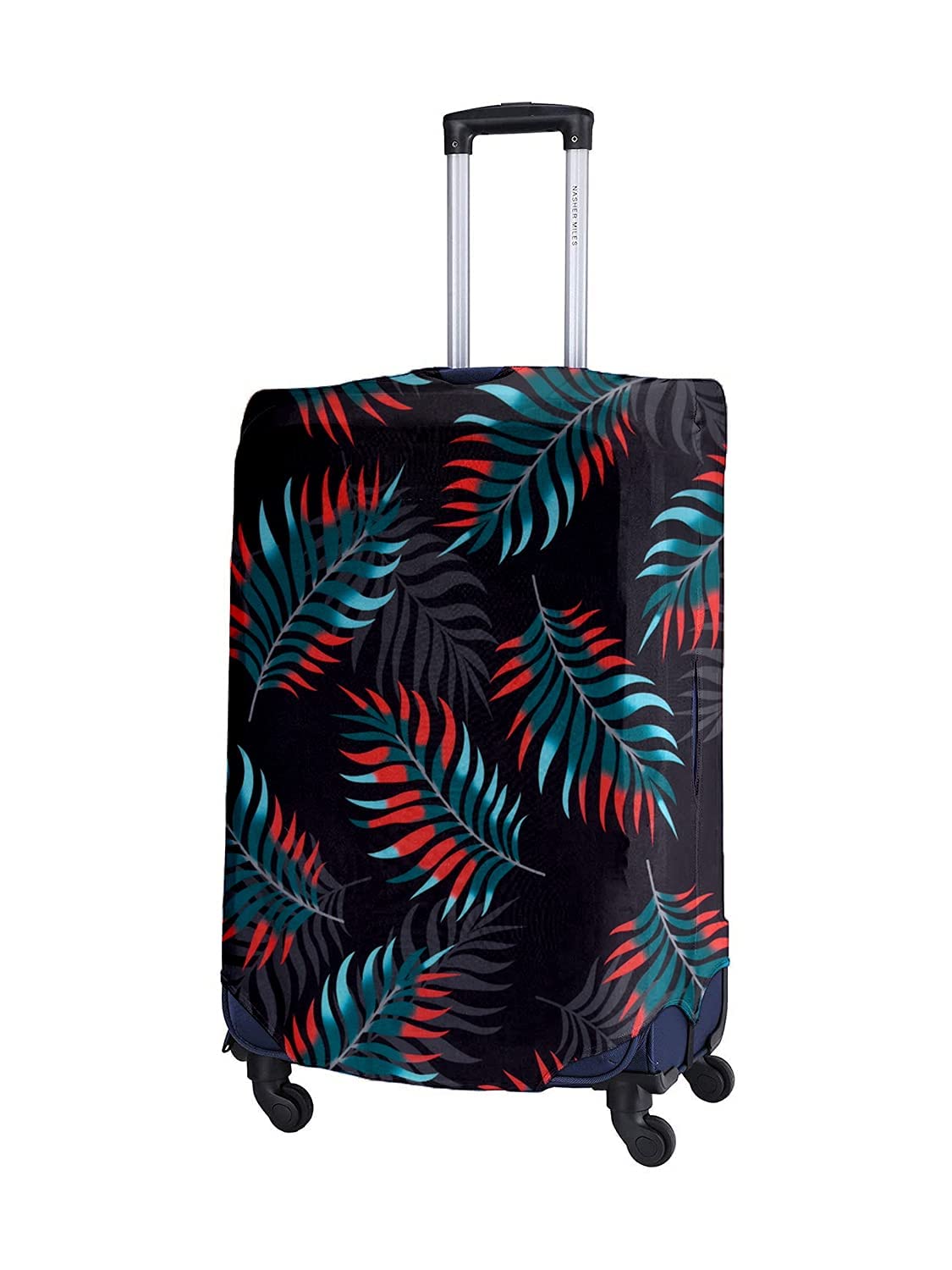 Cortina Leaf Design Travel Suitcase Eco-Friendly Cover | Small | Fits 18-22 Inch Luggage | Polyester-Spandex | 55cm (20 inches) | Luggage Protectors | Anti Scratch/Dust | Pack of 1 | Green Cortina Leaf Design Travel Suitcase Eco-Friendly Cover | Small | Fits 18-22 Inch Luggage | Polyester-Spandex | 55cm (20 inches) | Luggage Protectors | Anti Scratch/Dust | Pack of 1 | Green