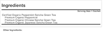 ANDREW LESSMAN Tea - Peppermint Green Tea 90 Sachets - Blend of Certified Organic Sencha Green Tea, Premium Peppermint. Powerful Anti-oxidant EGCG. Mild, Soothing, Refreshing. No Bitter Aftertaste