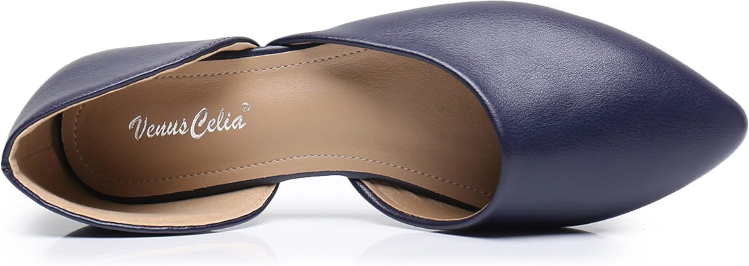VenusCelia Women's D'Orsay Flat Shoe