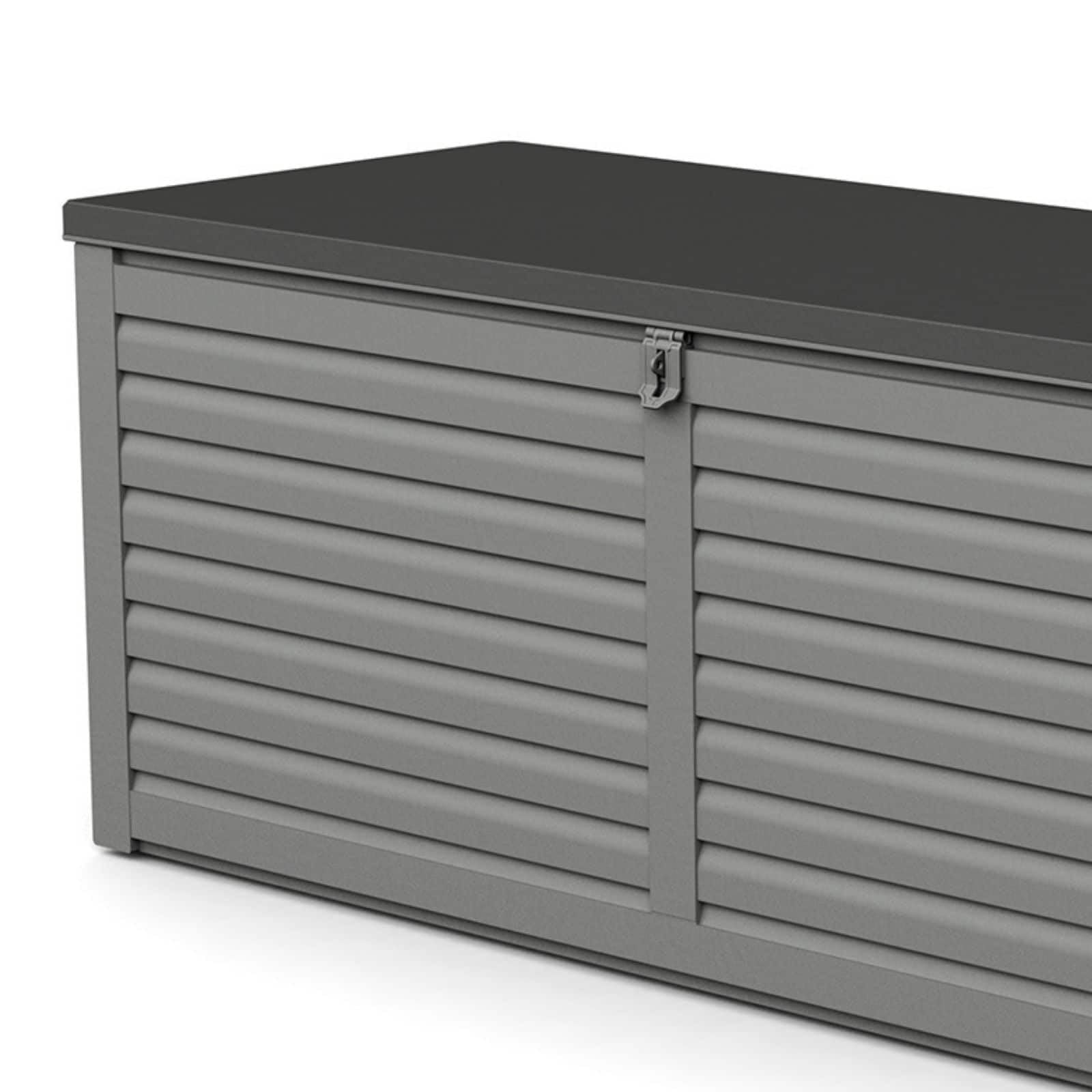 GARDIUN NT390 - Arcón de Resina Lift 390 L 53 x 143 x 56 cm Amortiguadores