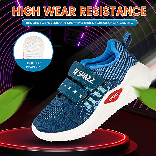 Image of Casual Shoes for 3.5 Years to 4 Years Kids Boys & Girls Sporty Design Slip-On Light Weight Sneakers for Children-Model-Sharp