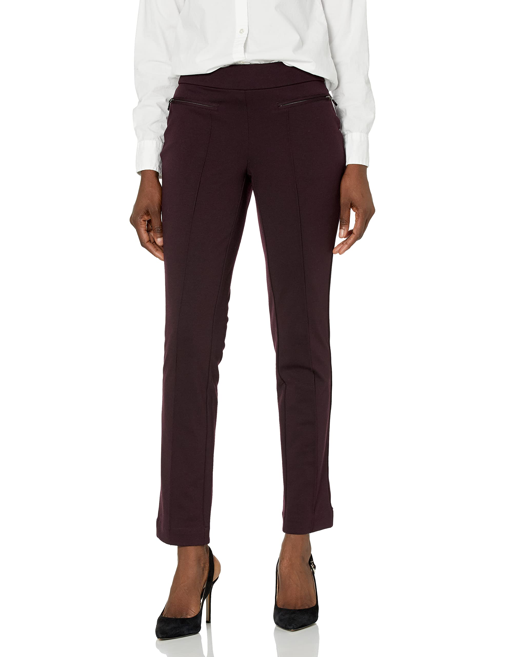 Rafaella Women's Slim Comfort Fit Ponte Dress Pants (Sizes 4-16)