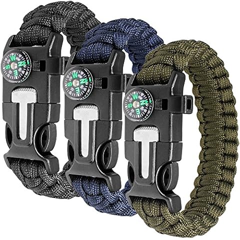 maxin Paracord Armband Kit 3er-Set Cover