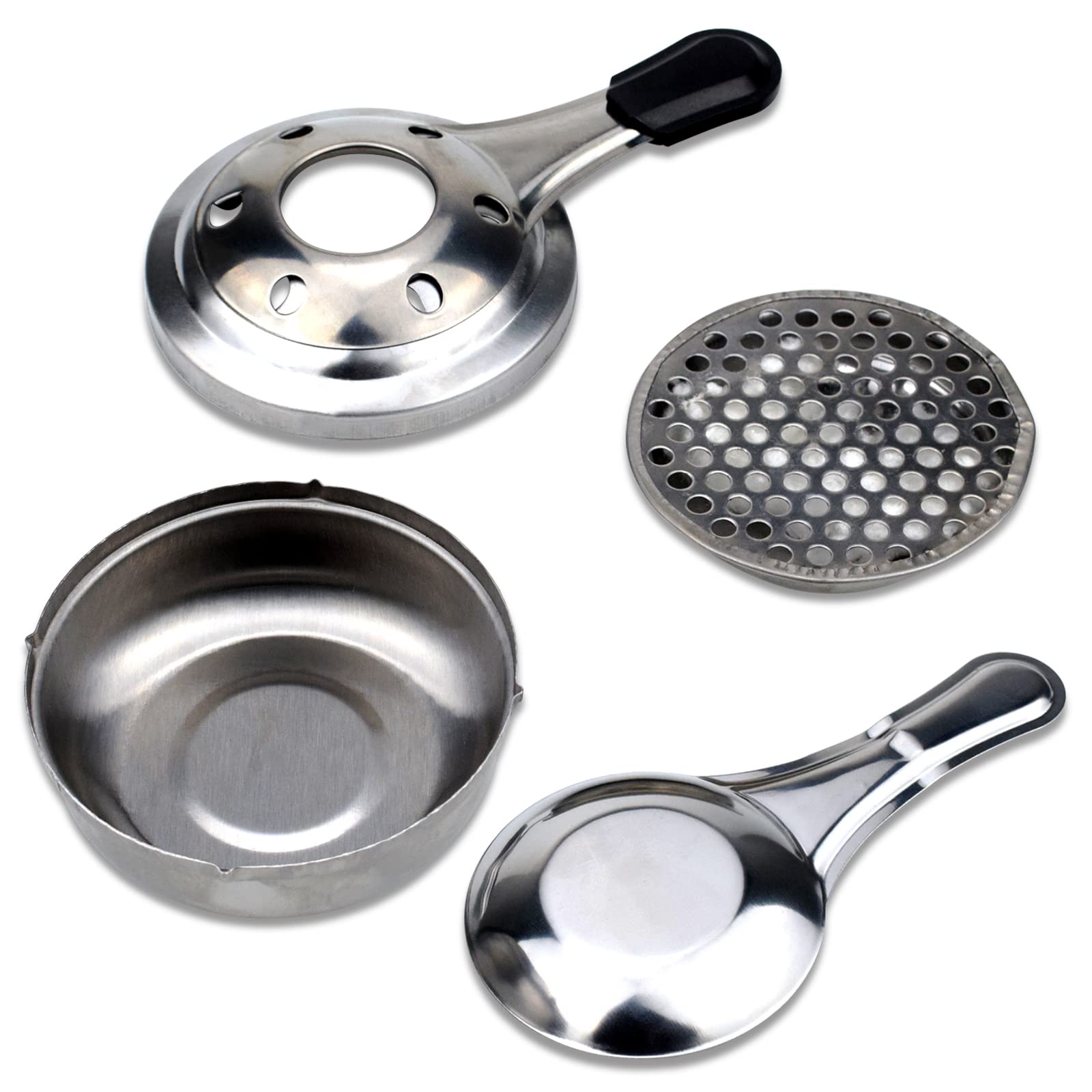 Gecheer 2 bruciatori per fonduta, bruciatori per pasta, portatili, antivento, bruciatori per alcool, fonduta, accessori per fonduta, set per fonduta, bollitore alcolico per Hot Pot, Dry Pot Cuisine,
