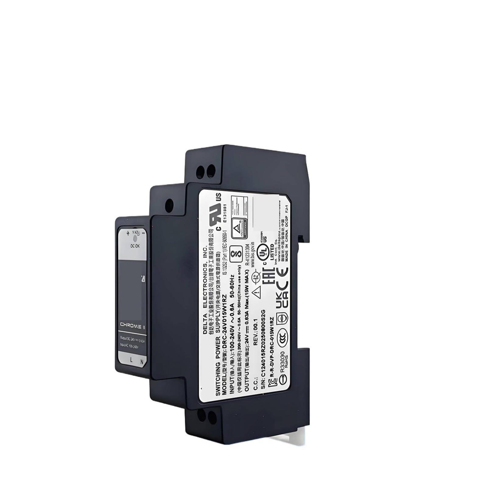 BFSYDLUJ Switch power supply 24V 0.63A 15W DRC-24V015W1RZ