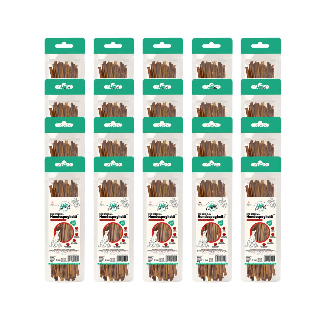 Carnello Oryginalny espaghetti dla psa | 20 x 60 g
