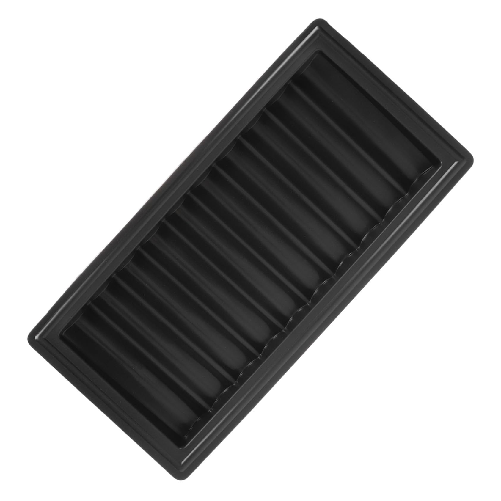 Uonlytech Vassoio Porta Fiches Poker in Plastica Resistente per Gettoni Organizer per Casa e Negozio Supporto per Fiches Hold Custodia Salvaspazio e Protettiva
