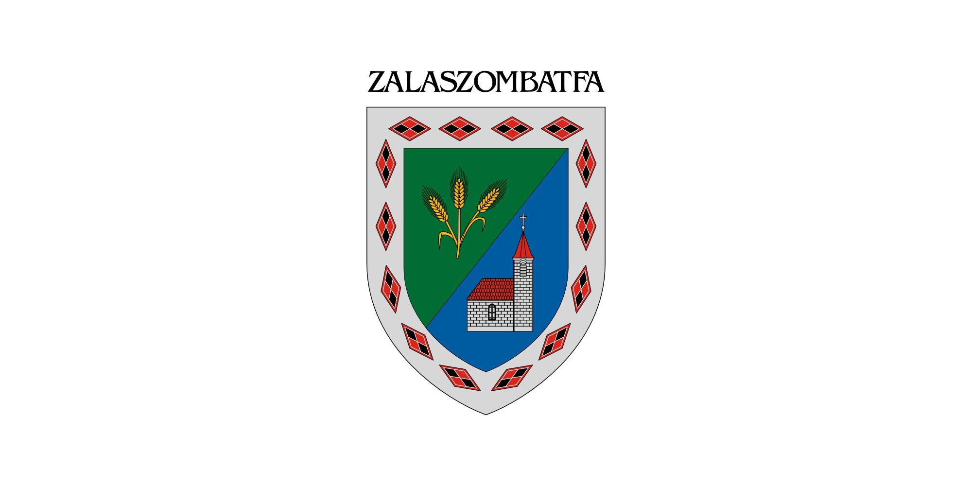 Drapeau large Zalaszombatfa résistant aux UV pour éviter la décoloration des emblèmes