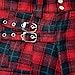 Men’s Kilt Scottish Kilts for Men Scottish Tartan Kilt Utility Kilts Scottish Traditional Kilt Plaid Tartan Skirt Red M