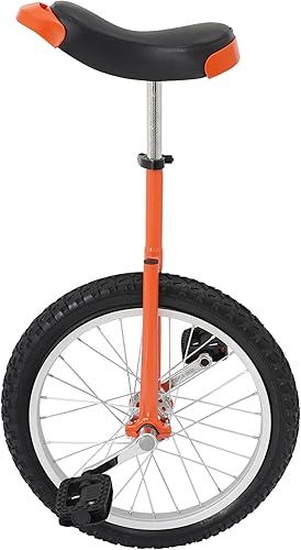 Miniatura 21 de Monociclo de rueda, bicicleta de una rueda con borde y pedales, monociclos de acero modernos para edades unisex de 10 a 60 años, entrenamiento