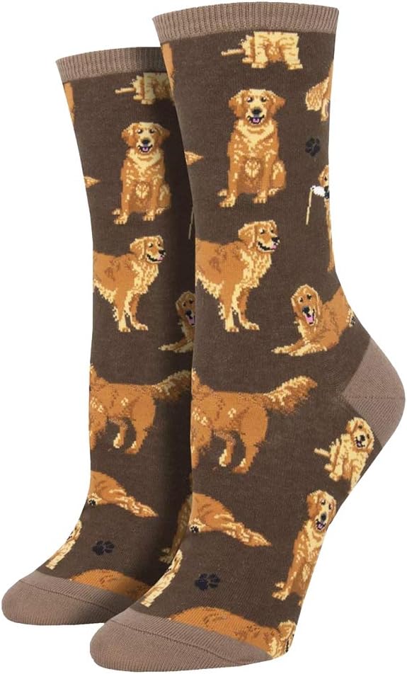 Golden Retrievers Crew Socks