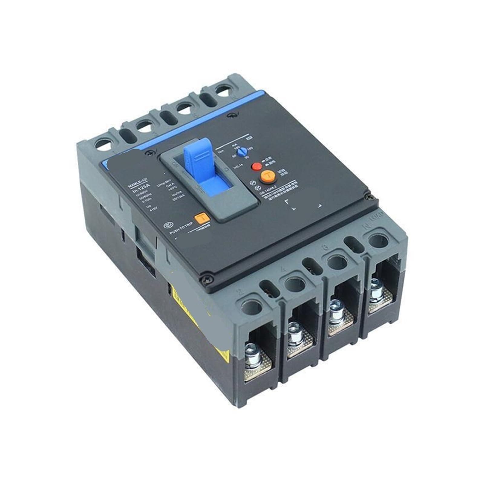 Automatyczny wyłącznik ochronny przed wyciekiem z plastikową obudową NXMLE do urządzeń elektrycznych NXMLE-125S/4300A 125A A