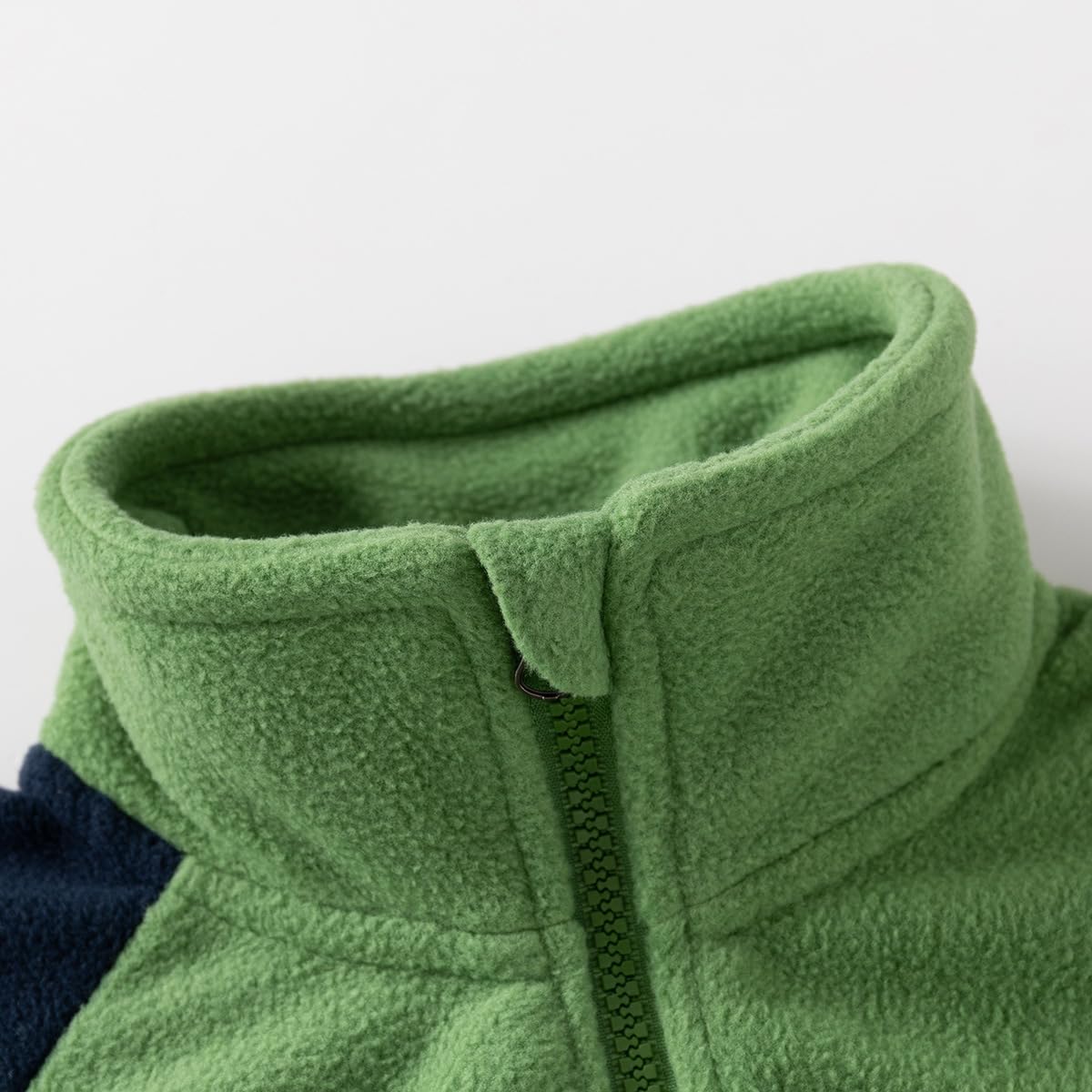 Toddler Boys Fleece Jacket Spring Fall Lightweight Coat Printed Full Zipper Outerwear (Green,18 Months)