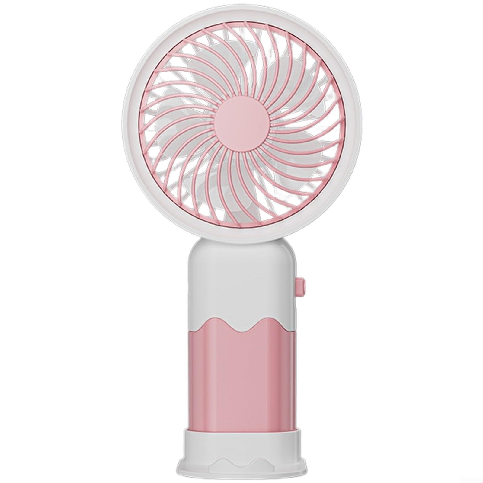 Ventilateur portable rechargeable USB silencieux compact violet pour la maison