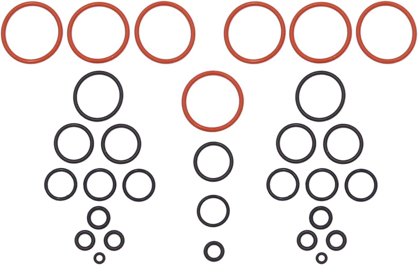 FUSCH Air Suspension/EAS Valve Block Repair O-Ring Seal Kit Compatible with Sport LR3 LR4 Replace#: RVH000095