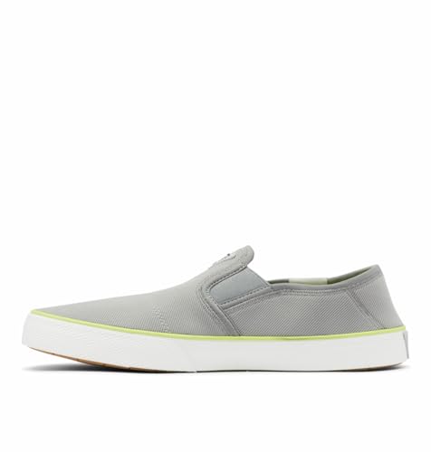 Columbia Columbia Mens Slack Tide Slip PFG Boat Shoe, Monument/Zinc, 10 US